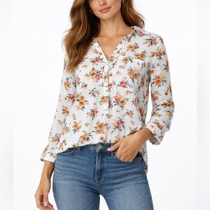 Zara Multicolor Floral Blouse